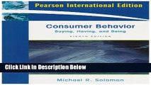 [Reads] Consumer Behavior : Buying, Having, and Being (International Edition) Online Books