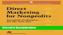 [Reads] Direct Marketing for Nonprofits: Essential Techniques for the New Era (Aspen s Fundraising