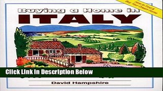 [Best] Buying a Home in Italy (Buying a Home Series) Online Ebook