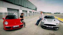 Porsche 911 Carrera S vs Aston Martin Vanquish - Top Gear - BBC