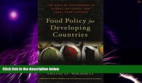READ FREE FULL  Food Policy for Developing Countries: The Role of Government in Global, National,
