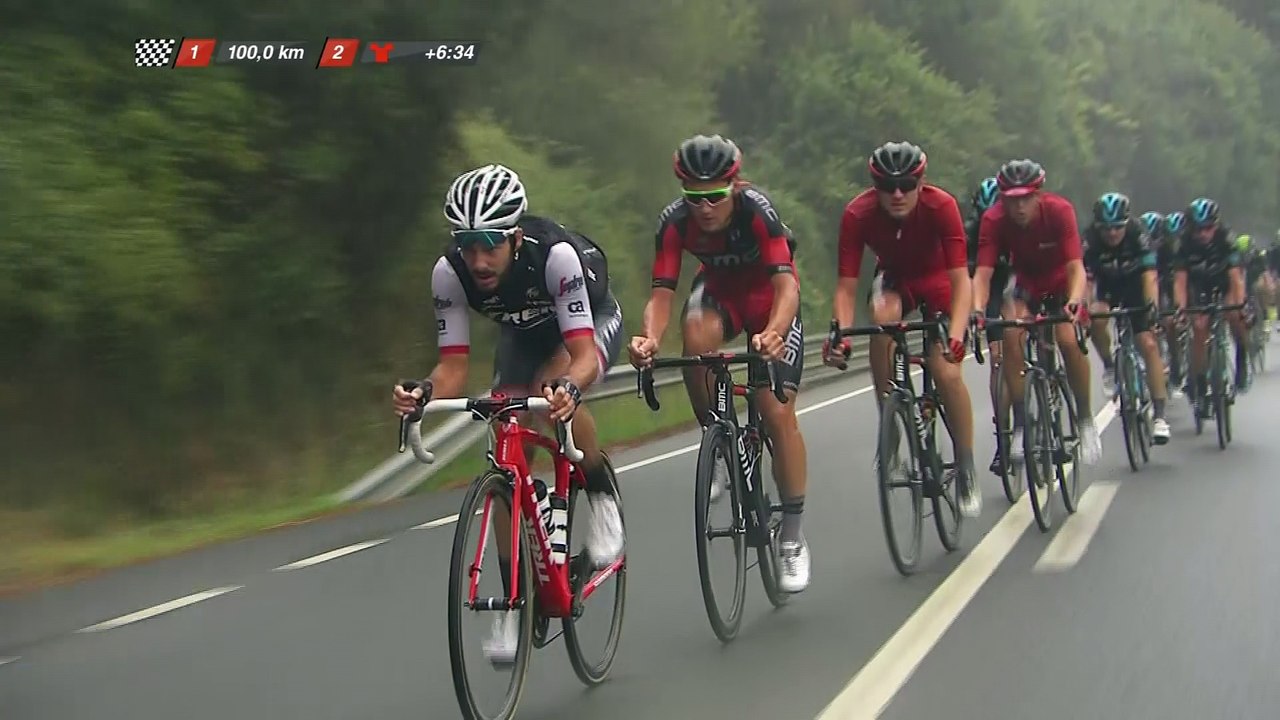 100 KM a meta / to go - Etapa 5 (Viveiro / Lugo) - La Vuelta a España 2016