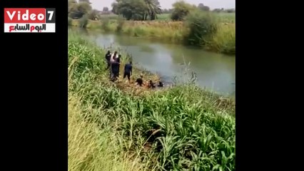 انقلاب سيارة نقل بترعة فى قنا.. وانتشال 3 من مستقليها