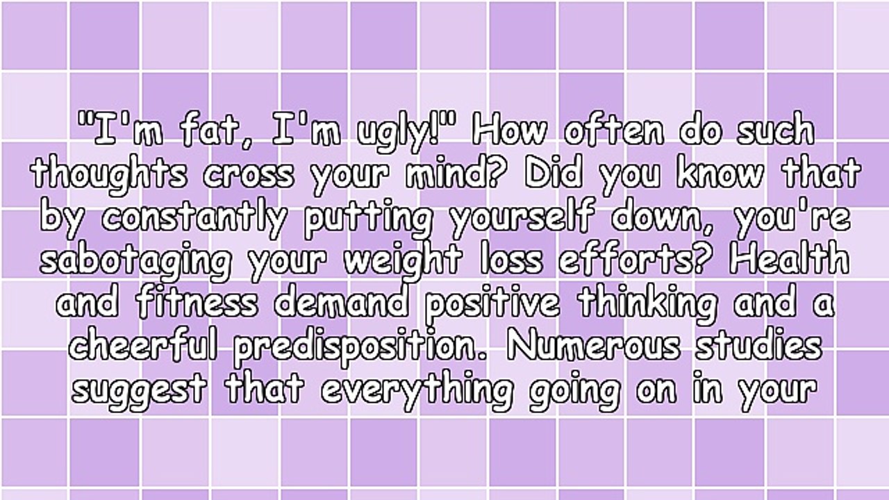 How to Overcome Negative Thoughts: Could a Positive Attitude Help You Lose Weight?