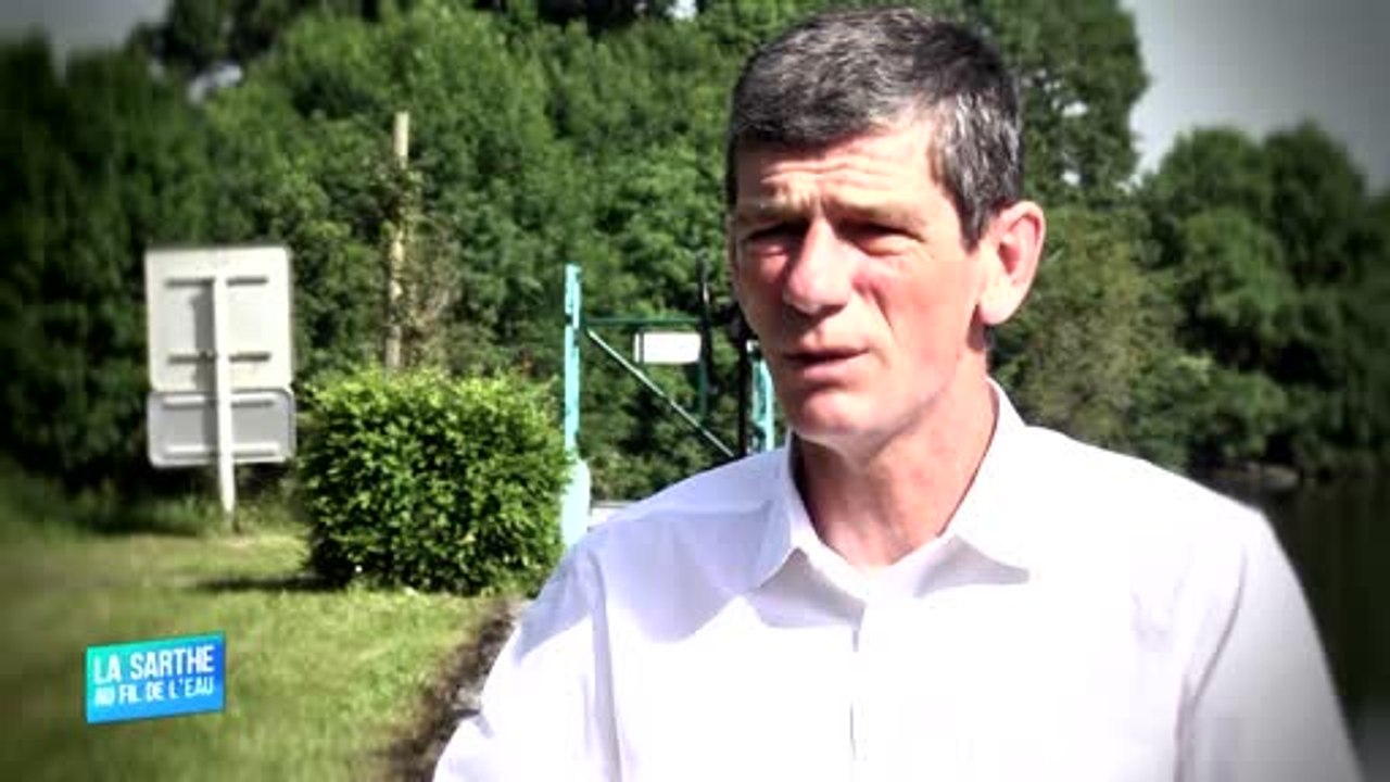 La Sarthe au fil de l'eau : La barge hydraulique