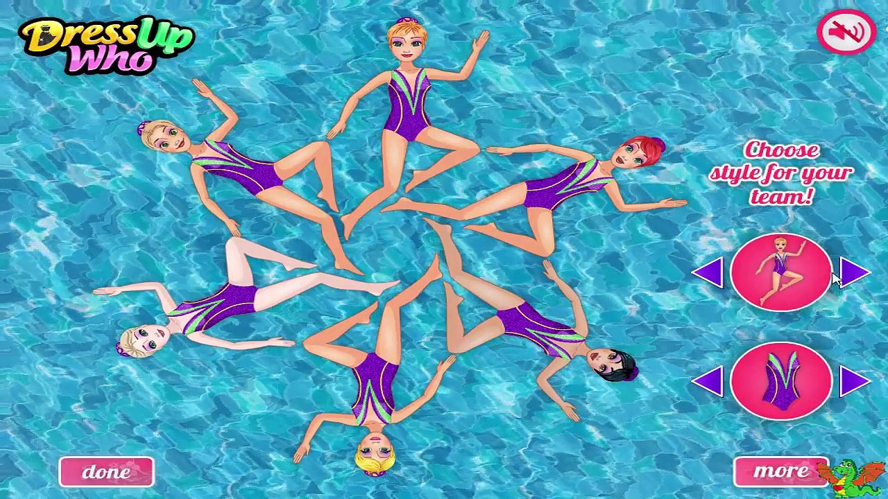 Princess Synchronized Swimming Game - Disney Princess Video Games For Girls
