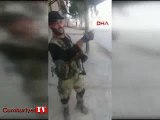 ÖSO militanlarının girdiği Cerablus kentinden görüntüler