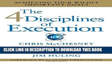 Collection Book The 4 Disciplines of Execution: Achieving Your Wildly Important Goals