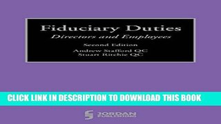 New Book Fiduciary Duties: Directors and Employees (Second Edition)