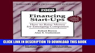 New Book Financing Startups: How to Raise Money For Emerging Companies (Book + Windows CD-Rom)