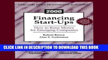 New Book Financing Startups: How to Raise Money For Emerging Companies (Book   Windows CD-Rom)