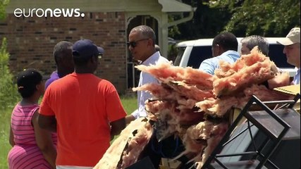 USA: Obama in Louisiana, l'America è con voi