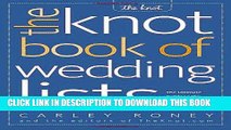 New Book The Knot Book of Wedding Lists