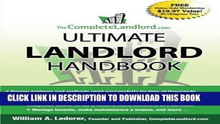 New Book The CompleteLandlord.com Ultimate Landlord Handbook