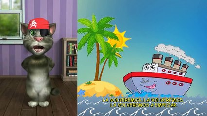 EL BARQUITO CHIQUITITO Canción para niños, canta gato Tom