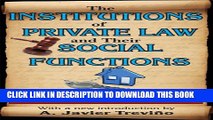 Collection Book The Institutions of Private Law and Their Social Functions