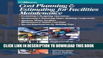New Book Cost Planning and Estimating for Facilities Maintenance