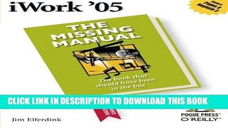 New Book iWork  05: The Missing Manual