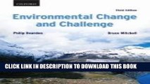 New Book Environmental Change and Challenge: A Canadian Perspective