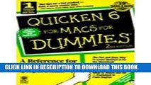 New Book Quicken 6 For Macs For Dummies