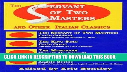 Descargar video: Collection Book The Servant of Two Masters: And Other Italian Classics [SERVANT OF 2 MASTERS]