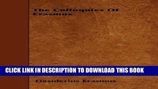 Collection Book The Colloquies Of Erasmus