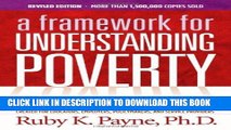 Collection Book Framework for Understanding Poverty: A Cognitive Approach