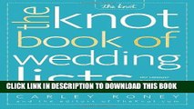 New Book The Knot Book of Wedding Lists