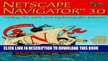 New Book Netscape Navigator 3.0: Surfing the Web and Exploring the Internet  : Macintosh Version