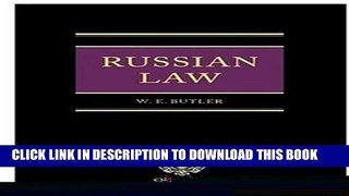 New Book Russian Law