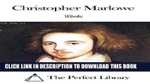 Collection Book Works of Christopher Marlowe