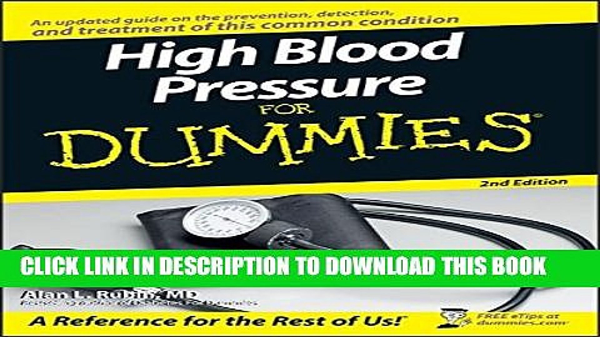 Pdf High Blood Pressure For Dummies Popular Online Video Dailymotion