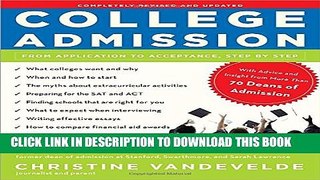 Collection Book College Admission: From Application to Acceptance, Step by Step