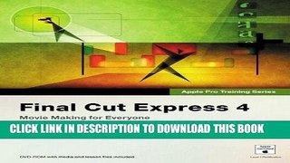 New Book Apple Pro Training Series: Final Cut Express 4