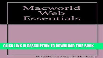 Collection Book Macworld Web Essentials