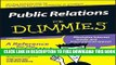Collection Book Public Relations For Dummies
