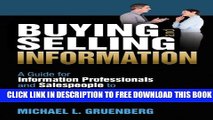 Collection Book Buying and Selling Information: A Guide for Information Professionals and