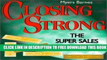 Collection Book Closing Strong: The Super Sales Handbook