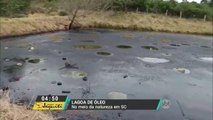 `Lagoa de óleo` preocupa moradores de Capivari de Baixo