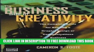 New Book Business Side Of Creativity