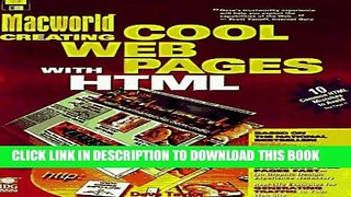 Collection Book Macworld Creating Cool Html 3.2 Web Pages