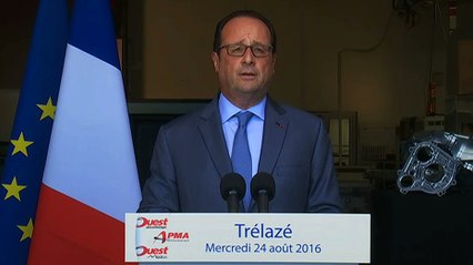 Discours lors de la visite de l’entreprise APMA