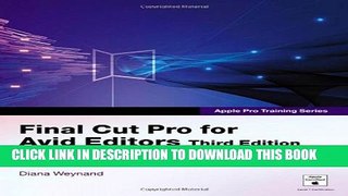 Collection Book Apple Pro Training Series: Final Cut Pro for Avid Editors (3rd Edition)