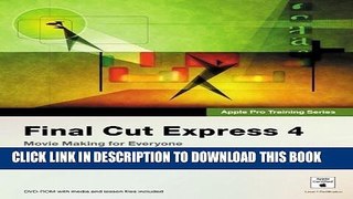 Collection Book Apple Pro Training Series: Final Cut Express 4 by Diana Weynand (Dec 11 2007)