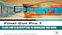 Collection Book Apple Pro Training Series: Final Cut Pro 7 by Weynand, Diana (2009) Paperback
