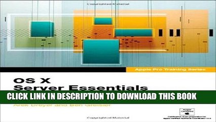 Collection Book Apple Pro Training Series: OS X Server Essentials: Using and Supporting OS X