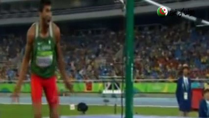 العربي بورعدة يجتاز 2.10 م بنجاح في القفز العالي ( اختصاص العشاري )