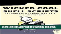 New Book Wicked Cool Shell Scripts: 101 Scripts for Linux, Mac OS X, and UNIX Systems