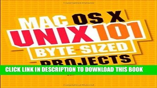 Collection Book Mac OS X Unix 101 Byte-Sized Projects