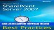 [PDF] Microsoft Office SharePoint Server 2007 Best Practices Popular Colection